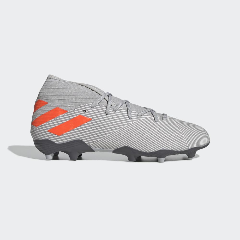 Adidas Men's Nemeziz 19.3 Firm Ground Football Boots Grey/Orange/White Ireland EF8287